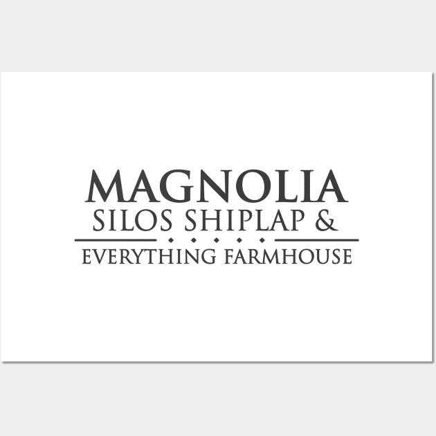 Magnolia Silos Shiplap & Everything Farmhouse Wall Art by JohnRelo